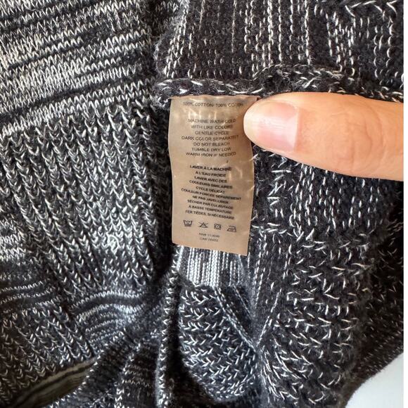 Margaret O'Leary Patchwork 100% Cotton Button Front Cardigan Size Medium - Picture 3 of 4